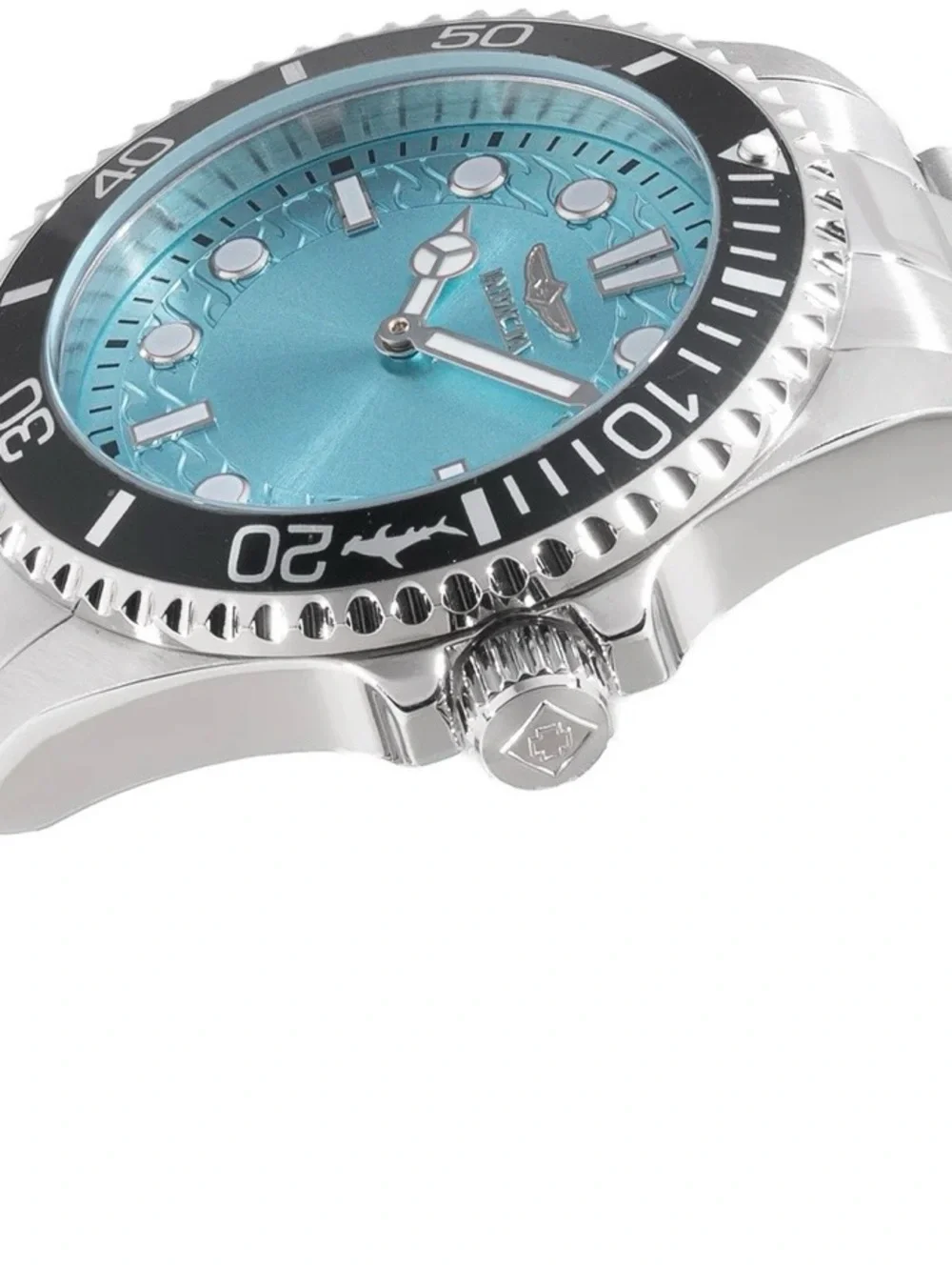 Invicta Pro Diver Crestcore Men's Watch - 43mm. Steel  Blue dial and black bezel